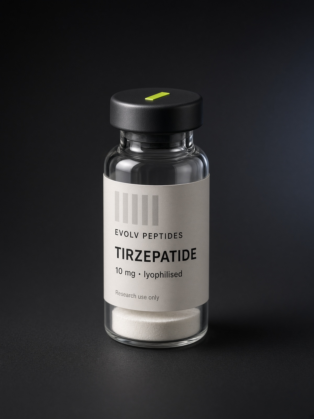 EVOLV Tirzepatide 10 mg lyophilised research vial